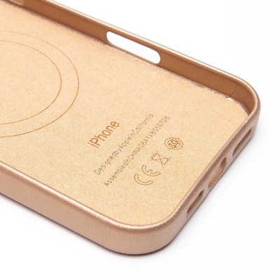 Чехол-накладка для Apple iPhone 16 Pro Max (золото пустыни) ORG SM002 экокожа SafeMag