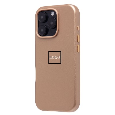Чехол-накладка для Apple iPhone 16 Pro (золото пустыни) ORG SM002 экокожа SafeMag