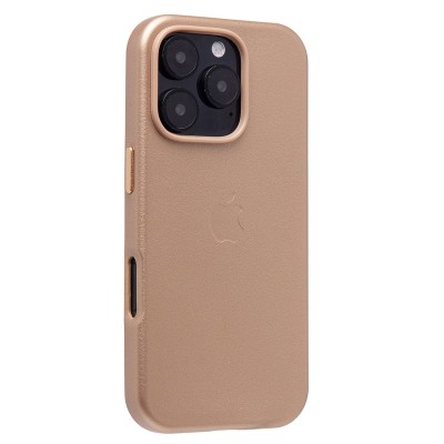 Чехол-накладка для Apple iPhone 16 Pro (золото пустыни) ORG SM002 экокожа SafeMag