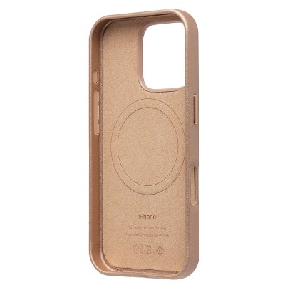 Чехол-накладка для Apple iPhone 16 Pro (золото пустыни) ORG SM002 экокожа SafeMag
