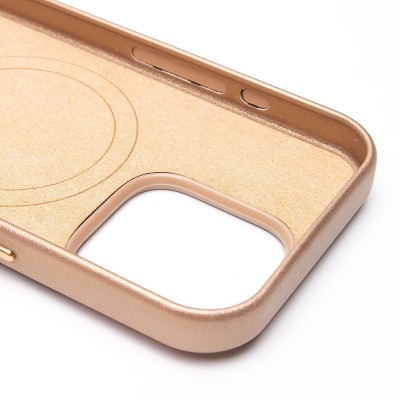 Чехол-накладка для Apple iPhone 16 Pro (золото пустыни) ORG SM002 экокожа SafeMag