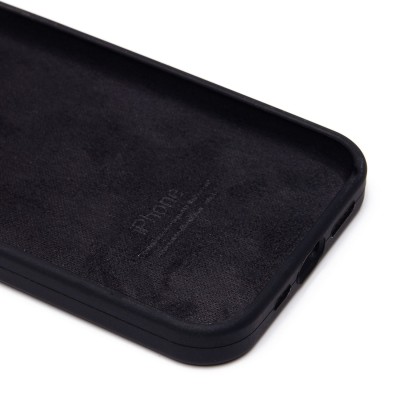 Чехол-накладка для iPhone 14 (черный) ORG Soft Touch