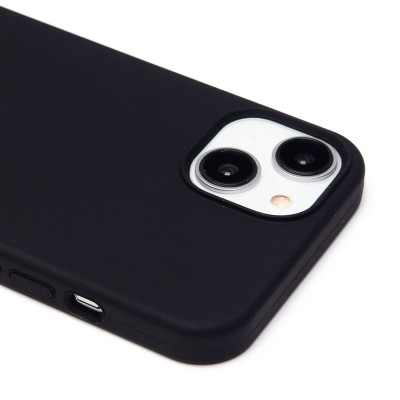 Чехол-накладка для iPhone 14 (черный) ORG Soft Touch