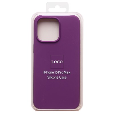 Чехол-накладка для Apple iPhone 15 Pro Max (фиолетовый) ORG Soft Touch