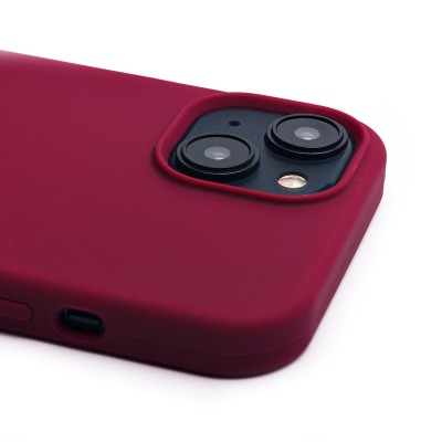 Чехол-накладка для Apple iPhone 15 (бордовый) ORG Soft Touch