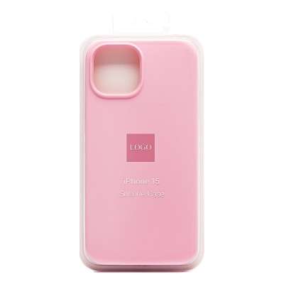 Чехол-накладка для Apple iPhone 15 (светло-розовый) ORG Soft Touch