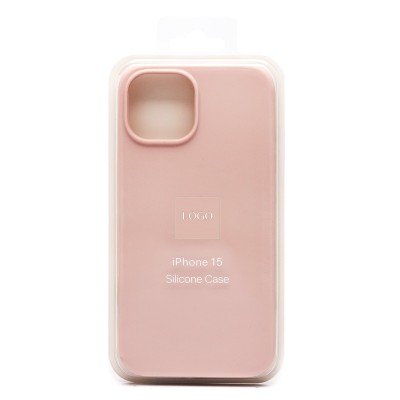 Чехол-накладка для Apple iPhone 15 (песочно-розовый) ORG Soft Touch