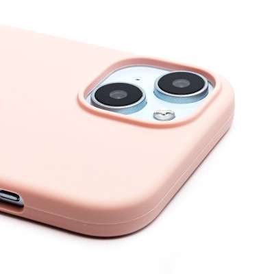 Чехол-накладка для Apple iPhone 15 (песочно-розовый) ORG Soft Touch