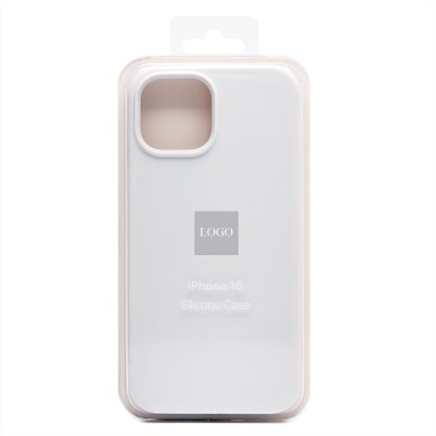 Чехол-накладка для Apple iPhone 15 (белый) ORG Soft Touch