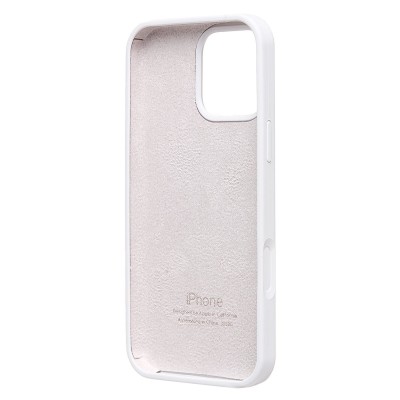 Чехол-накладка для Apple iPhone 16 Pro Max (белый) ORG Soft Touch