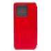 Чехол-книжка для Xiaomi Redmi 10A открытие вбок (красный) BC002