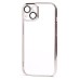 Чехол-накладка для Apple iPhone 14 (серебристый) PC073 с закрытой камерой