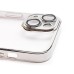 Чехол-накладка для Apple iPhone 14 (серебристый) PC073 с закрытой камерой