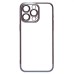 Чехол-накладка для Apple iPhone 15 Pro Max (голубой) PC073 с закрытой камерой