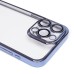 Чехол-накладка для Apple iPhone 15 Pro Max (голубой) PC073 с закрытой камерой