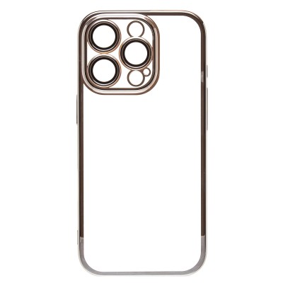 Чехол-накладка для Apple iPhone 16 Pro (серебристый) PC073 с закрытой камерой