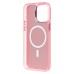 Чехол-накладка для Apple iPhone 15 Pro Max (розовый)  SM025 SafeMag