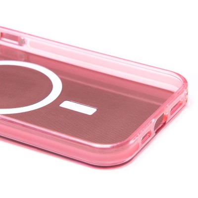 Чехол-накладка для Apple iPhone 15 Pro Max (розовый)  SM025 SafeMag