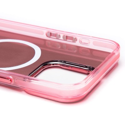 Чехол-накладка для Apple iPhone 15 Pro Max (розовый)  SM025 SafeMag