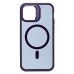 Чехол-накладка для Apple iPhone 12/Apple iPhone 12 Pro (темно- фиолетовый) SM026 SafeMag