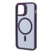 Чехол-накладка для Apple iPhone 12/Apple iPhone 12 Pro (темно- фиолетовый) SM026 SafeMag