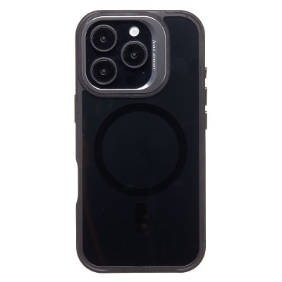 Чехол-накладка для Apple iPhone 16 Pro (черный)  SM026 SafeMag