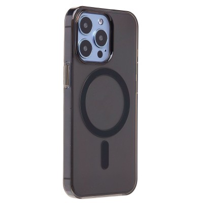 Чехол-накладка для Apple iPhone 13 Pro (черный) ORG PC Clear Case SafeMag