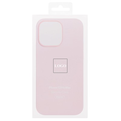 Чехол-накладка для Apple iPhone 13 Pro Max (розовый мел) ORG Silicone Case SafeMag с анимацией