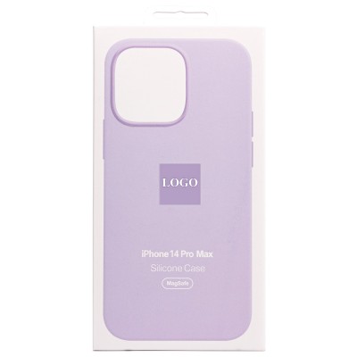 Чехол-накладка для Apple iPhone 14 Pro Max (лиловый) ORG Silicone Case SafeMag с анимацией Чехол-накладка для Apple iPhone 14 Pro Max (лиловый) ORG Silicone Case SafeMag с анимацией