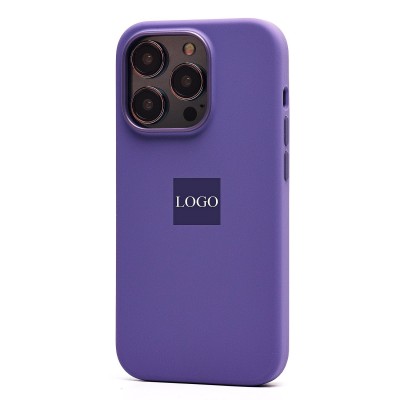 Чехол-накладка для Apple iPhone 14 Pro (ирис) ORG Silicone Case SafeMag с анимацией Чехол-накладка для Apple iPhone 14 Pro (ирис) ORG Silicone Case SafeMag с анимацией