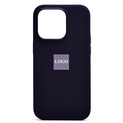 Чехол-накладка для Apple iPhone 14 Pro (бузина) ORG Silicone Case SafeMag с анимацией