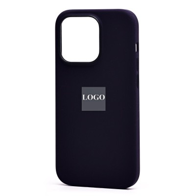 Чехол-накладка для Apple iPhone 14 Pro (бузина) ORG Silicone Case SafeMag с анимацией