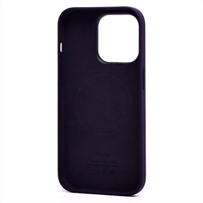 Чехол-накладка для Apple iPhone 14 Pro (бузина) ORG Silicone Case SafeMag с анимацией