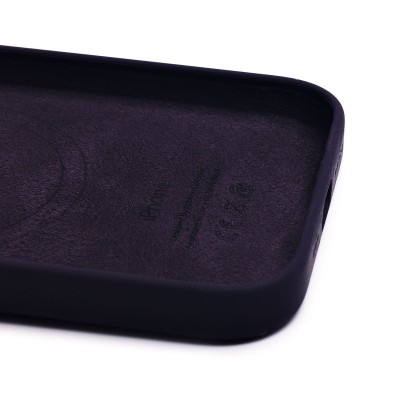Чехол-накладка для Apple iPhone 14 Pro (бузина) ORG Silicone Case SafeMag с анимацией