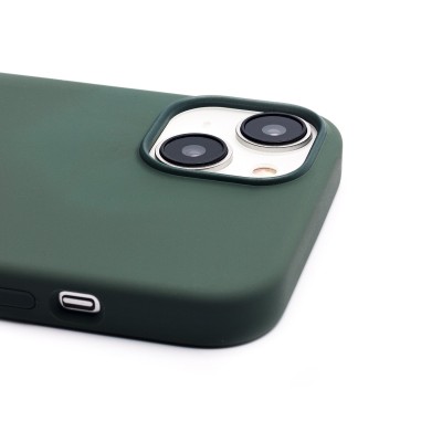 Чехол-накладка для Apple iPhone 14 (оливковый) ORG Silicone Case SafeMag с анимацией