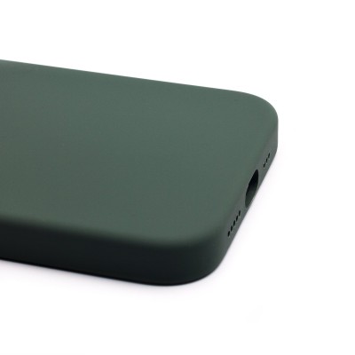 Чехол-накладка для Apple iPhone 14 (оливковый) ORG Silicone Case SafeMag с анимацией