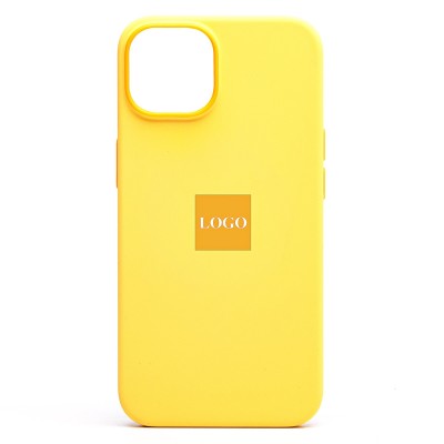 Чехол-накладка для Apple iPhone 14 (солнечно-желтый) ORG Silicone Case SafeMag с анимацией Чехол-накладка для Apple iPhone 14 (солнечно-желтый) ORG Silicone Case SafeMag с анимацией