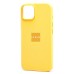 Чехол-накладка для Apple iPhone 14 (солнечно-желтый) ORG Silicone Case SafeMag с анимацией