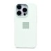 Чехол-накладка для Apple iPhone 15 Pro (мятный) ORG Silicone Case SafeMag с анимацией