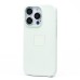 Чехол-накладка для Apple iPhone 15 Pro (мятный) ORG Silicone Case SafeMag с анимацией