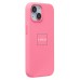 Чехол-накладка для Apple iPhone 15 (розовый) ORG Silicone Case SafeMag с анимацией