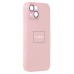 Чехол-накладка для Apple iPhone 14 (светло-розовый) ORG SM021 SafeMag