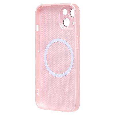 Чехол-накладка для Apple iPhone 14 (светло-розовый) ORG SM021 SafeMag
