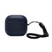 Чехол для кейса Apple AirPods (4-го поколения) экокожа (Темно-синий) PCP12
