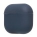 Чехол для кейса Apple AirPods (3-го поколения) (Темно-синий) Soft touch
