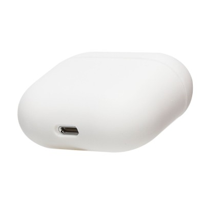 Чехол для кейса Apple AirPods (3-го поколения) (Белый) Soft touch