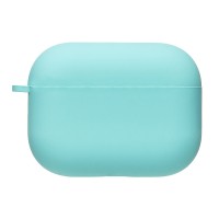Чехол для кейса Apple AirPods Pro 3 (Светло-бирюзовый) Soft touch