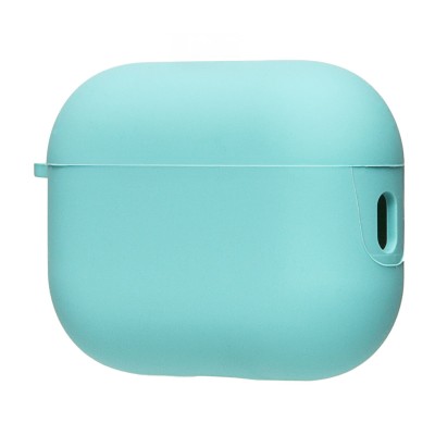 Чехол для кейса Apple AirPods Pro 3 (Светло-бирюзовый) Soft touch Чехол для кейса Apple AirPods Pro 3 (Светло-бирюзовый) Soft touch