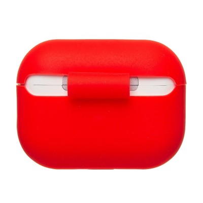 Чехол для кейса Apple AirPods Pro 2 (Красный) Soft touch Чехол для кейса Apple AirPods Pro 2 (Красный) Soft touch