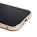Чехол-бампер - металлический с силиконовыми бортами для Apple iPhone 17 Air (Облачно-белый)